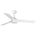 FARO 34288WT1S - LED-hämardatav laeventilaator CRUISER S LED/18W/230V 2700/3000/4000K läbimõõt 106 cm valge Wi-Fi Tuya + kaugjuhtimispult