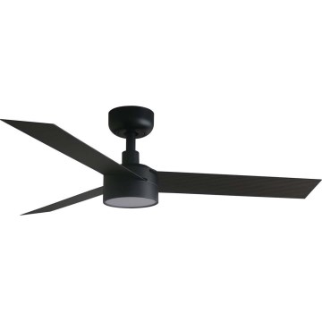 FARO 34289WT1S - LED-hämardatav laeventilaator CRUISER S LED / 18 W / 230 V / 2700/3000/4000 K / läbimõõt 106 cm, must, Tuya Wi-Fi + kaugjuhtimispult