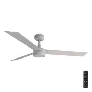FARO 34290-1TW - LED hämardatav laeventilaator CRUISER LED/20W/230V 2700/3000/4000K läbimõõt 132 cm valge + kaugjuhtimispult