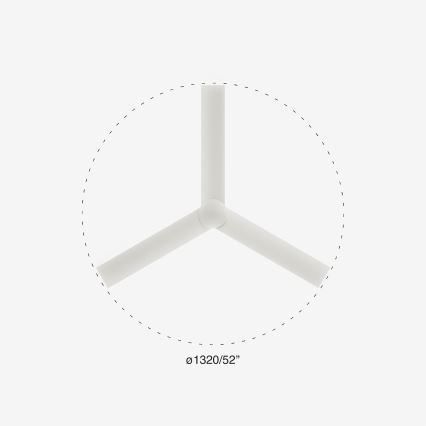 FARO 34290WP - Laeventilaator CRUISER L valge d. 132 cm SMART + kaugjuhtimispult