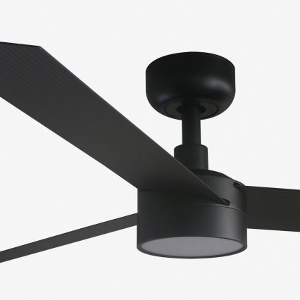 FARO 34291-1TW - LED Hämardatav laeventilaator CRUISER LED/20W/230V 2700/4000/6500K d. 132 cm must + kaugjuhtimispult