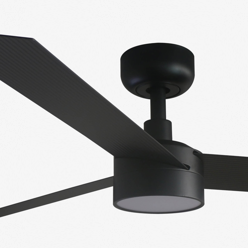 FARO 34291-1TW - LED Hämardatav laeventilaator CRUISER LED/20W/230V 2700/4000/6500K d. 132 cm must + kaugjuhtimispult
