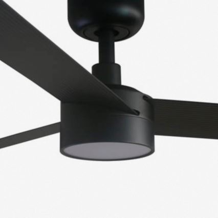 FARO 34291WT1S - LED hämardatav laeventilaator CRUISER L LED/18W/230V 2700/3000/4000K läbimõõt 132 cm must Wi-Fi Tuya + kaugjuhtimispult