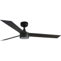 FARO 34291WT1S - LED hämardatav laeventilaator CRUISER L LED/18W/230V 2700/3000/4000K läbimõõt 132 cm must Wi-Fi Tuya + kaugjuhtimispult