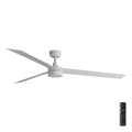 FARO 34292-1TW - LED Hämardatav ventilaator CRUISER LED/20W/230V 2700/4000/6500K d. 160 cm valge + kaugjuhtimispult