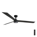 FARO 34293-1TW - hämardatav LED-laeventilaator CRUISER XL LED/18W/230V 2700/3000/4000K läbimõõt 160 cm must + kaugjuhtimispult