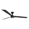 FARO 34293WT1S - CRUISER XL LED hämardatav laeventilaator LED/18W/230V 2700/3000/4000K läbimõõt 160 cm must Wi‑Fi Tuya + kaugjuhtimispult