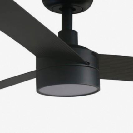 FARO 34293WT1S - CRUISER XL LED hämardatav laeventilaator LED/18W/230V 2700/3000/4000K läbimõõt 160 cm must Wi‑Fi Tuya + kaugjuhtimispult