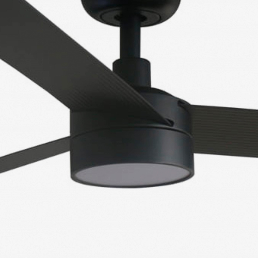 FARO 34293WT1S - CRUISER XL LED hämardatav laeventilaator LED/18W/230V 2700/3000/4000K läbimõõt 160 cm must Wi‑Fi Tuya + kaugjuhtimispult