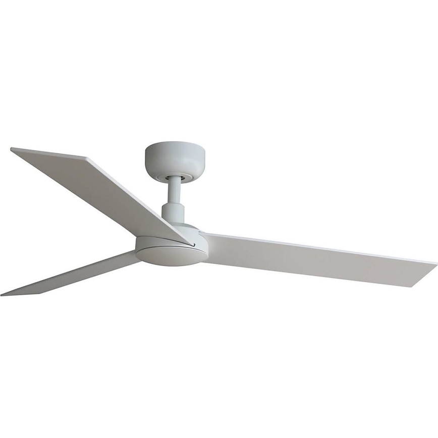 FARO 34295WT - Laeventilaator RUDDER S valge/beež d. 106 cm Wi-Fi Tuya + kaugjuhtimispult