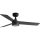 FARO 34296WT-1TW - LED Hämardatav laeventilaator RUDDER S LED/18W/230V 2700/4350/6000K must/pruun d. 106 cm Wi-Fi Tuya + kaugjuhtimispult