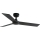 FARO 34296WT - Laeventilaator RUDDER S must/pruun d. 106 cm Wi-Fi Tuya + kaugjuhtimispult