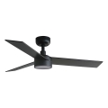 FARO 34296WT1S - LED-hämardatav laeventilaator RUDDER S LED/18W/230V 2700/3000/4000K läbimõõt 106 cm pruun/must Wi-Fi Tuya + kaugjuhtimispult
