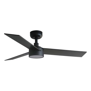 FARO 34296WT1S - LED-hämardatav laeventilaator RUDDER S LED/18W/230V 2700/3000/4000K läbimõõt 106 cm pruun/must Wi-Fi Tuya + kaugjuhtimispult