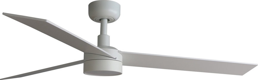 FARO 34297WT-1TW - LED Hämardatav laeventilaator RUDDER L LED/18W/230V 2700/4350/6000K valge d. 132 cm Wi-Fi Tuya + kaugjuhtimispult