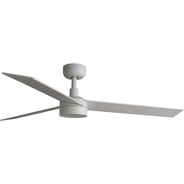 FARO 34297WT1S - LED-hämardatav laeventilaator RUDDER L LED/18W/230V 2700/3000/4000K Ø 132 cm beež/valge Wi‑Fi Tuya + kaugjuhtimispult