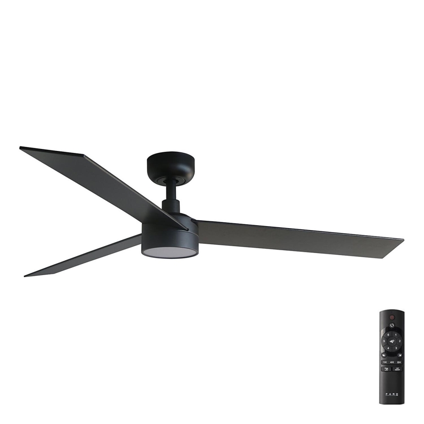 FARO 34298-1TW - LED Hämardatav ventilaator RUDDER L LED/20W/230V 2700/4000/6500K d. 132 cm + kaugjuhtimispult