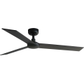 FARO 34298WT - Laeventilaator RUDDER L must/Must vengepuu d. 132 cm Wi-Fi Tuya + kaugjuhtimispult