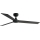 FARO 34298WT - Laeventilaator RUDDER L must/Must vengepuu d. 132 cm Wi-Fi Tuya + kaugjuhtimispult
