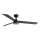 FARO 34298WT1S - Hämardatav laeventilaator RUDDER L LED/18W/230V 2700/3000/4000K, läbimõõt 132 cm, pruun/must, Wi-Fi Tuya + kaugjuhtimispult