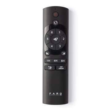 FARO 34304 - ventilaatorite kaugjuhtimispult, 2xAAA, must