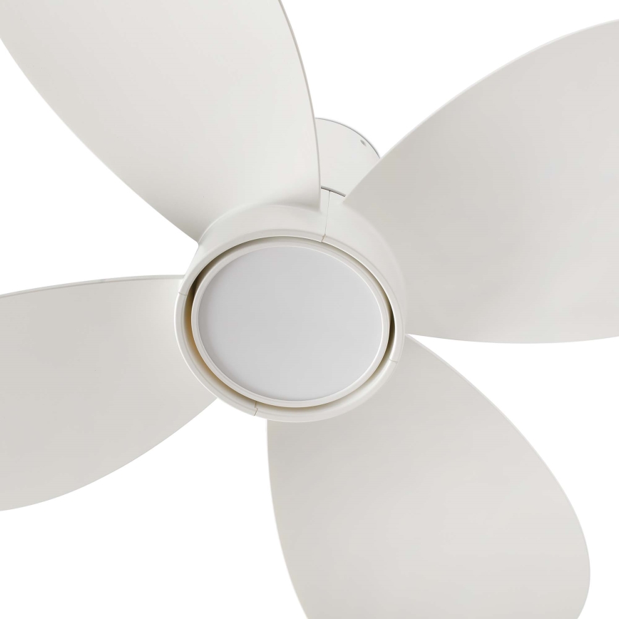 FARO 34315 - LED Hämardatav laeventilaator KLOVER S LED/20W/230V 2700/4000/6500K valge d. 80 cm + kaugjuhtimispult