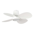 FARO 34315SWT - hämardatav LED-laeventilaator KLOVER S LED/20W/230V 2700/3000/4000K, Ø 80 cm, valge, Wi-Fi Tuya + kaugjuhtimispult