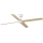 FARO 34355WT - Laeventilaator RUDDER L valge/beež d. 132 cm Wi-Fi Tuya + kaugjuhtimispult