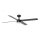 FARO 34356-1TW - LED Hämardatav laeventilaator RUDDER L LED/20W/230V must/pruun d. 132 cm + kaugjuhtimispult