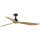 FARO 34360 - Laeventilaator OUTWOOD L pruun/must d. 150 cm IP44 + kaugjuhtimispult