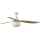 FARO 34361WT-11L - Laeventilaator OUTWOOD L 1xE27/15W/230V pruun/valge d. 150 cm Wi-Fi Tuya IP44 + kaugjuhtimispult