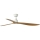 FARO 34361WT - Laeventilaator OUTWOOD L pruun/valge d. 150 cm Wi-Fi Tuya IP44 + kaugjuhtimispult