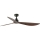 FARO 34362 - Laeventilaator OUTWOOD L pruun/must d. 150 cm IP44 + kaugjuhtimispult