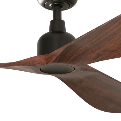 FARO 34362WT - laeventilaator OUTWOOD L pruun/must, läbimõõt 150 cm, Wi-Fi Tuya, IP44 + kaugjuhtimispult