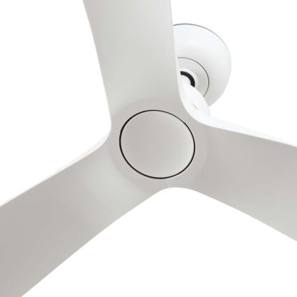 FARO 34363WT - Laeventilaator OUTWOOD L valge d. 150 cm Wi-Fi Tuya IP44 + kaugjuhtimispult