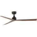 FARO 34372WT - laeventilaator MARINE M Ø 125 cm pruun/must IP44 Wi‑Fi Tuya + kaugjuhtimispult