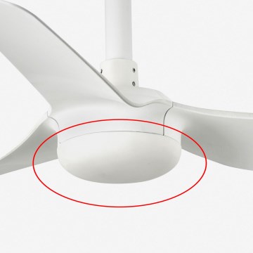 FARO 3R773 - Asenduskate ventilaatorile MINI PUNT, Ø 12 cm, valge