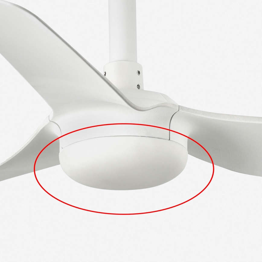 FARO 3R773 - Asenduskate ventilaatorile MINI PUNT, Ø 12 cm, valge
