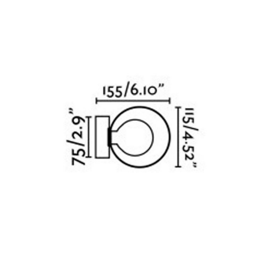 FARO 40086 - Seinavalgusti vannituppa PERLA 1xG9/6W/230V IP44