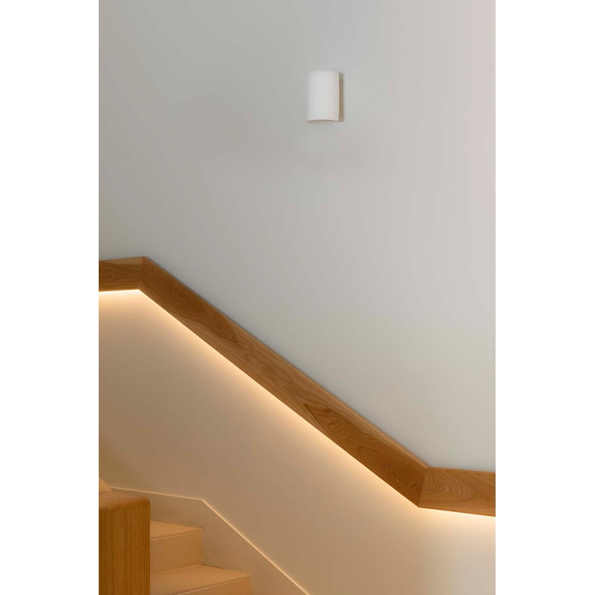 FARO 40522 - Seinavalgusti SOLE 1xGU10/8W/230V valge ümmargune