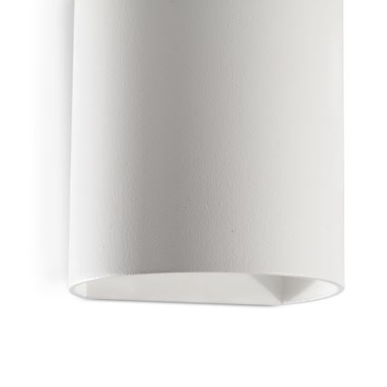 FARO 40522 - Seinavalgusti SOLE 1xGU10/8W/230V valge ümmargune