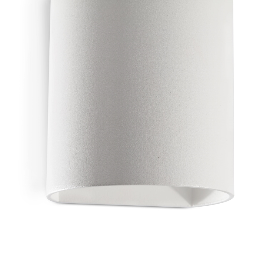 FARO 40522 - Seinavalgusti SOLE 1xGU10/8W/230V valge ümmargune