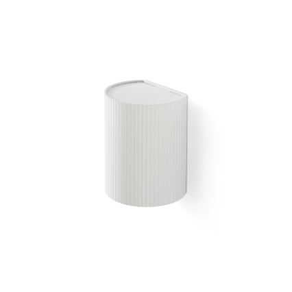 FARO 40526 - Seinavalgusti SOLE 1xGU10/8W/230V valge laineline ümmargune