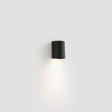 FARO 40527 - Seinavalgusti SOLE 1xGU10/8W/230V must laineline ümmargune