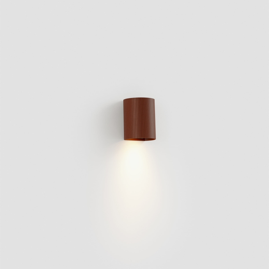 FARO 40529 - Seinavalgusti SOLE 1xGU10/8W/230V tellis laineline ümmargune