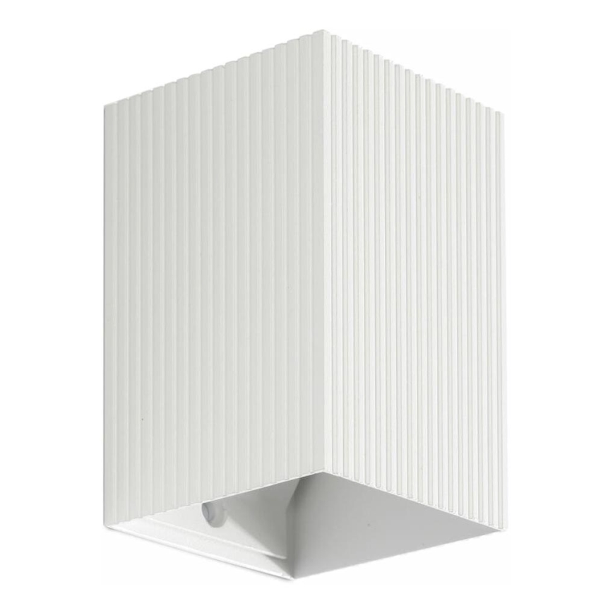 FARO 40534 - Seinavalgusti SOLE 1xGU10/8W/230V valge laineline kandiline