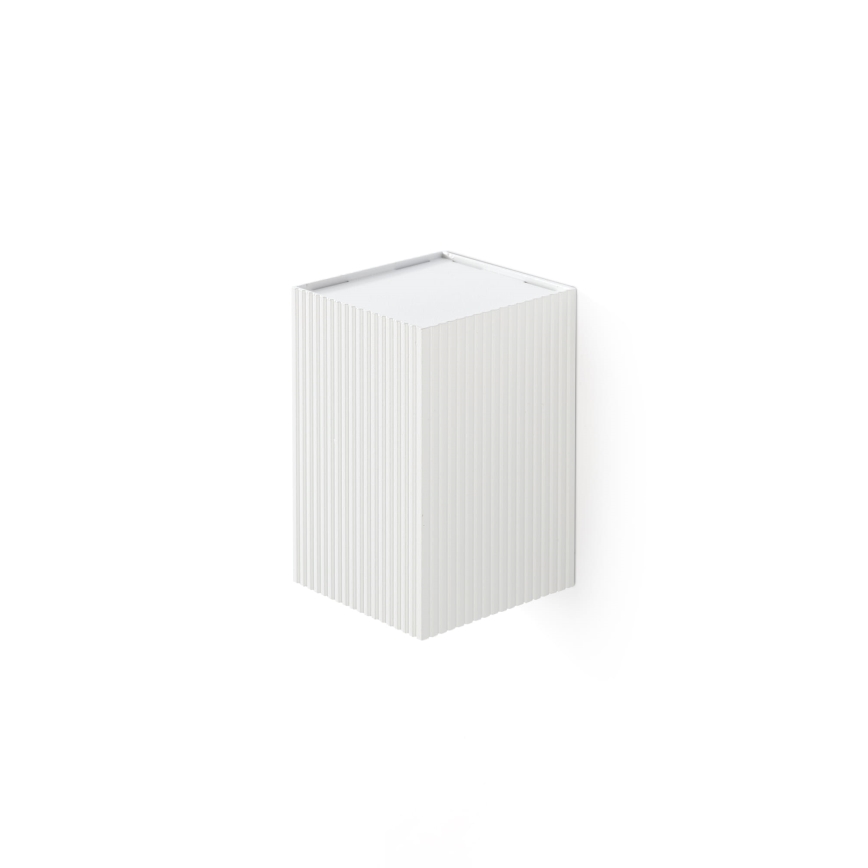 FARO 40534 - Seinavalgusti SOLE 1xGU10/8W/230V valge laineline kandiline