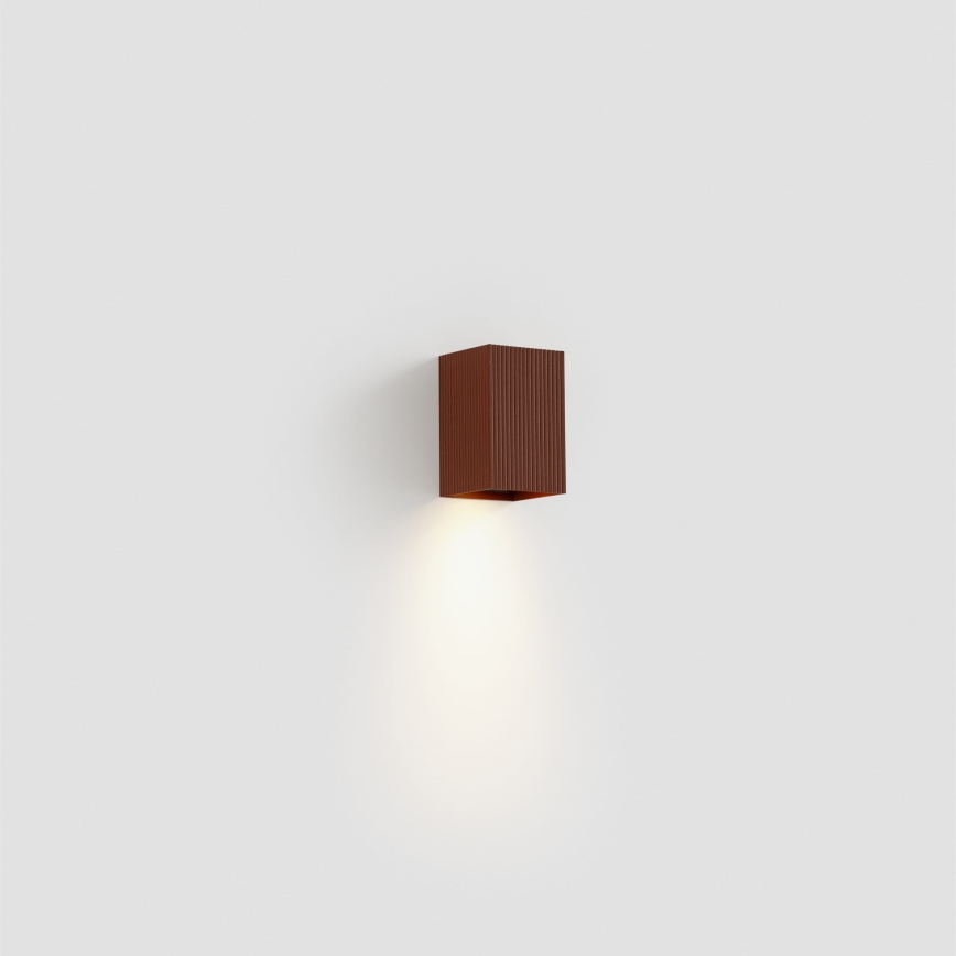 FARO 40537 - Seinavalgusti SOLE 1xGU10/8W/230V tellis laineline kandiline