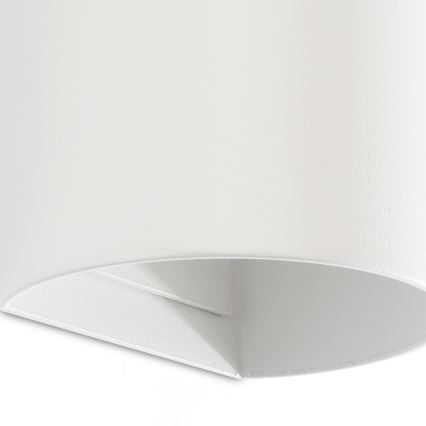 FARO 40538 - Seinavalgusti SOLE 2xGU10/8W/230V valge ümmargune