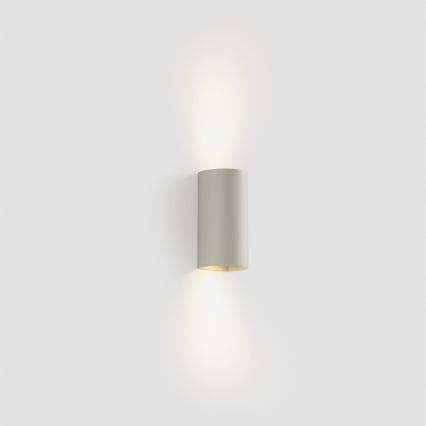 FARO 40540 - Seinavalgusti SOLE 2xGU10/8W/230V hall ümmargune